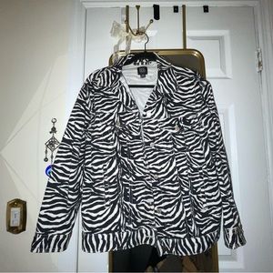 BDG Tiger Stripe Denim jacket